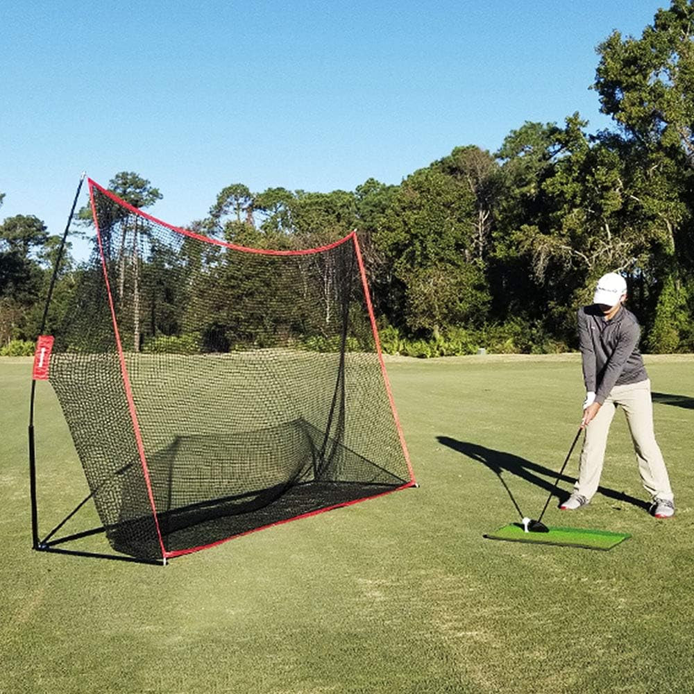 Heavy Duty Golf Net 10X7 Feet Hitting Area - Backyard Driving or Indoor Garage Practice - Perfect Equipment for Any Golfer